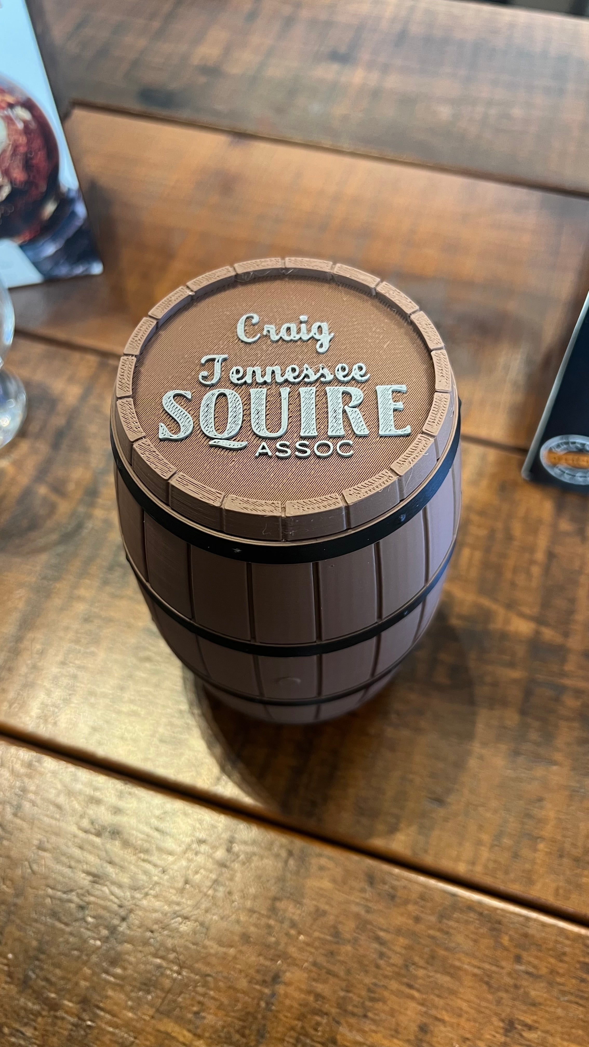 Glen Cairn Whisky Glass Storage/Travel Barrel