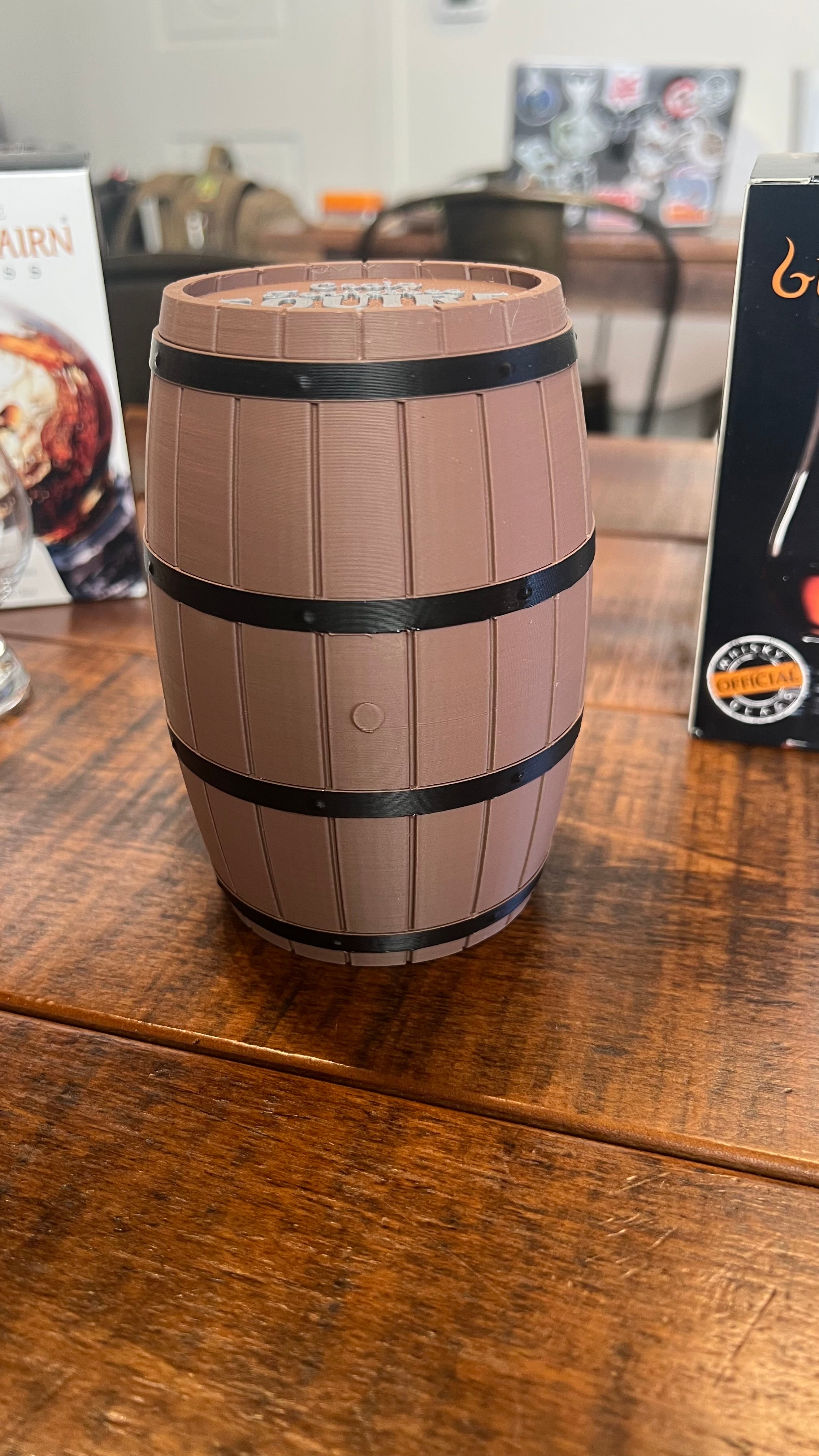 Glen Cairn Whisky Glass Storage/Travel Barrel